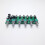 6 Τρόποι Stereo Mixer Audio Distributor Mixing Board with Volume Control DC5-24V 1PC Inputs 1 Output 3