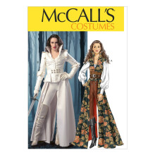 McCall's M6819 kvinders pirat halloween og cosplay kostume sym?nster st?rrelse 6-14
