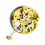 Gold Skeleton 2004 Movement Ordinary Pendulum Adjustment Radiation Pattern Fully Automatic Watch 4