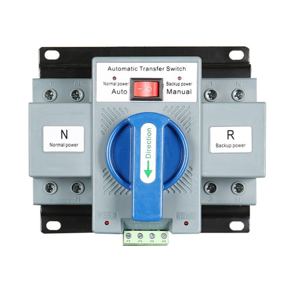 2P 63A 230V Mcb Type Dual Power Automatic Transfer Switch Ats Rated Voltage Frequency 50/60Hz 4852257171103