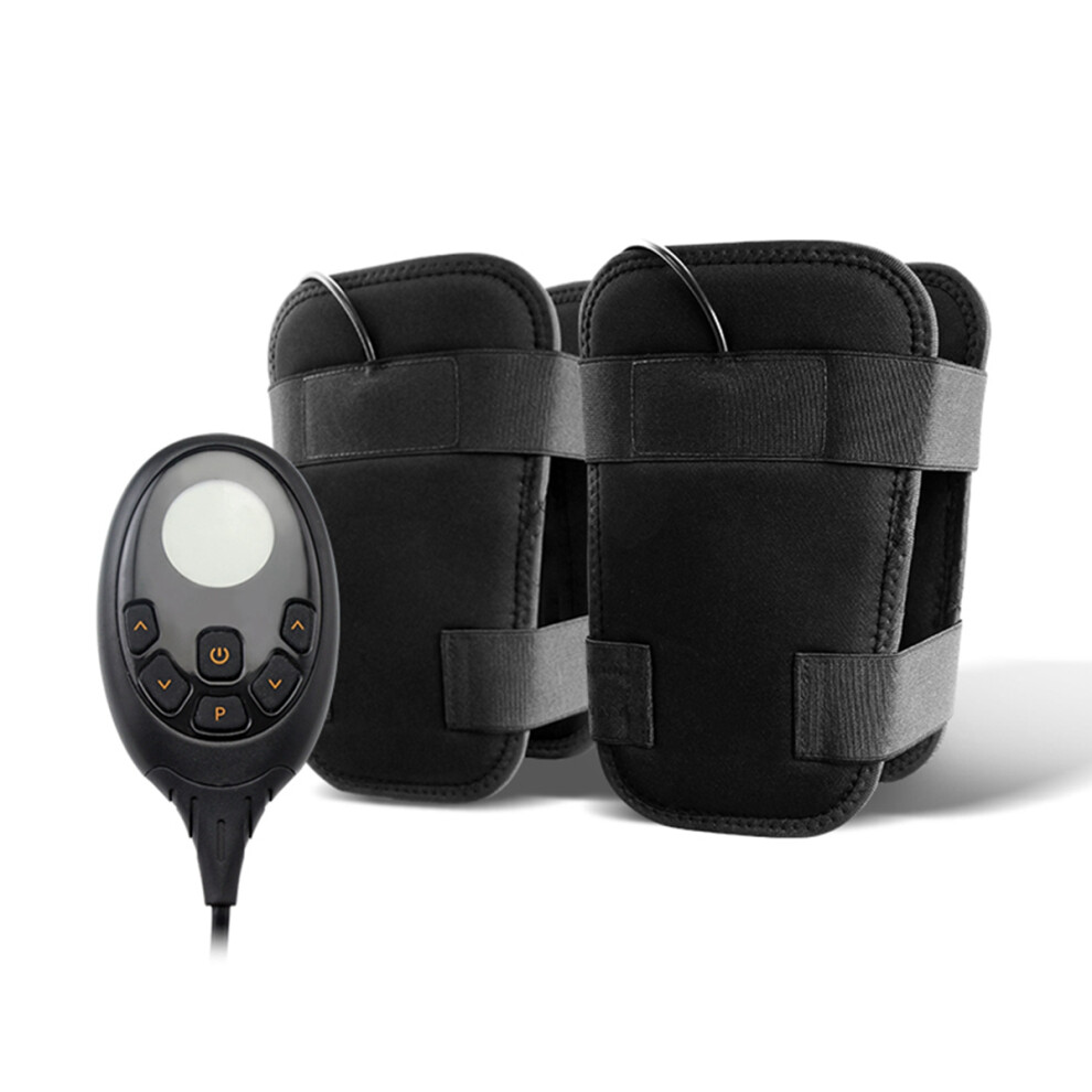 Torribaly Upgrade Ems Electric Muscle Stimulator Massager Fitness Tens Anti Cellulite Legs Belts Trainer Slimming Thigh Black