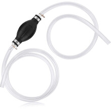Bomba manual de 8 mm, bomba de transferência de combustível líquido, sucção manual de óleo, água, gasolina, tubo de combustível com 2 m