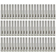 60Pcs Diamond Drill Bit, 8mm Coated Tip Hole Hollow Core Bits Cutter for Glass Ceramics Porcelain Tile