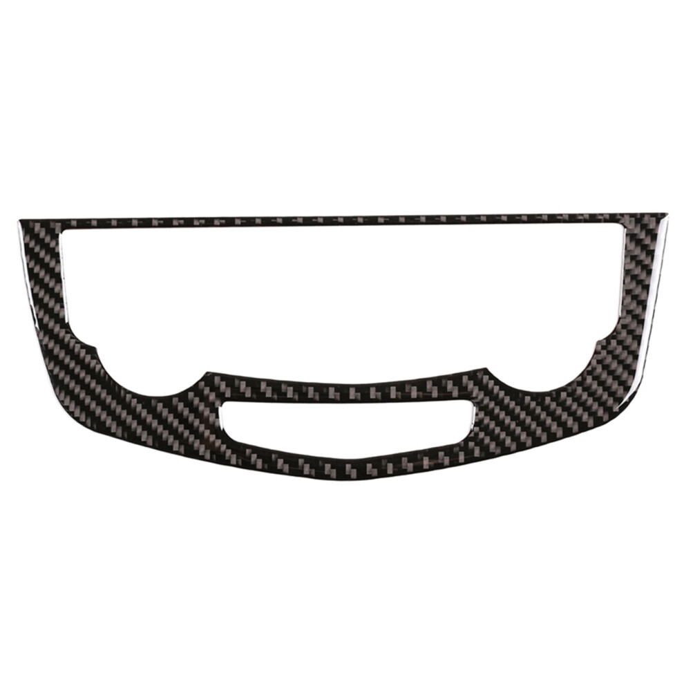 Real Carbon Fiber Dashboard Klimaanlage Schalter Panel Trim Abdeckung Dekoration Aufkleber FüR 2014-2018-image