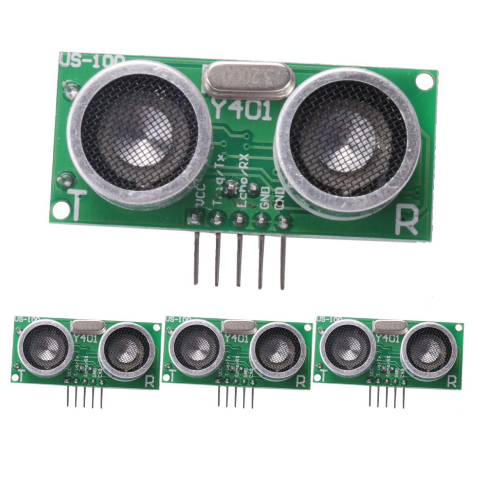 4Pcs Us-100 Ultrasonic Sensor Module Dc 2.4V - 5V With Temperature Compensation Range Distance 4852257175798