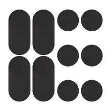10er-Pack Bassdrum-Patch, Pedal-Patches und Pads, stark haftendes Zubehör für Wasser und Wetter