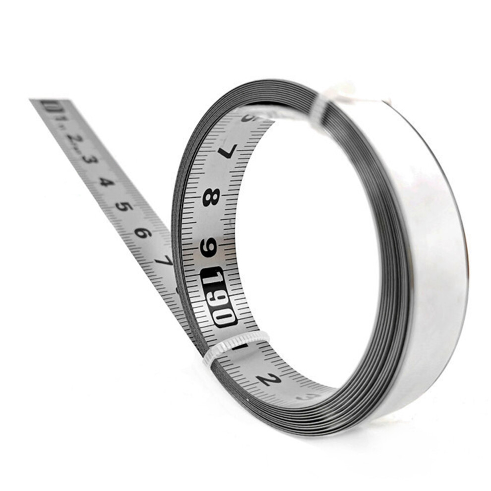 Photos - Tape Measure and Surveyor Tape Stainless Steel Adhesive Scale Precision Woodworking Guide Rail Self-Adhesive Tape Measure Metal Ruler with Glue,A-100cm