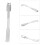 24 Pcs Standard Banjo Hooks,Adjustable Hooks Hook Holder Flat Parts Accessories 7