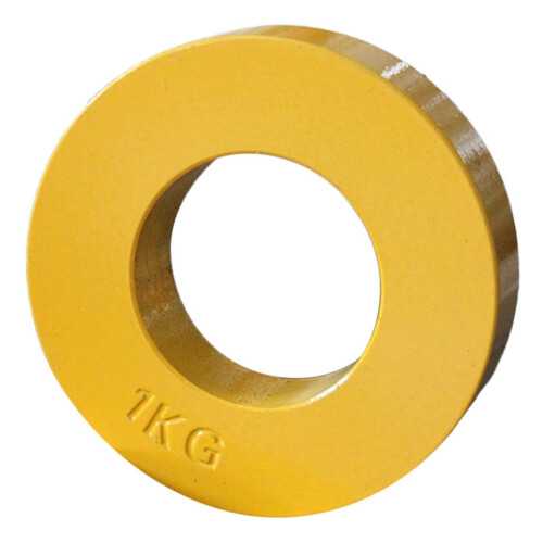 Fractional Weights Mini Weight Plates Strength Training Ακριβής Αξεσουάρ Δίσκου Κίτρινο 1Kg 1