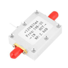 RF Amplifier Signal Receiver 50K-2GHZ Low Noise Broadband LNA Gain