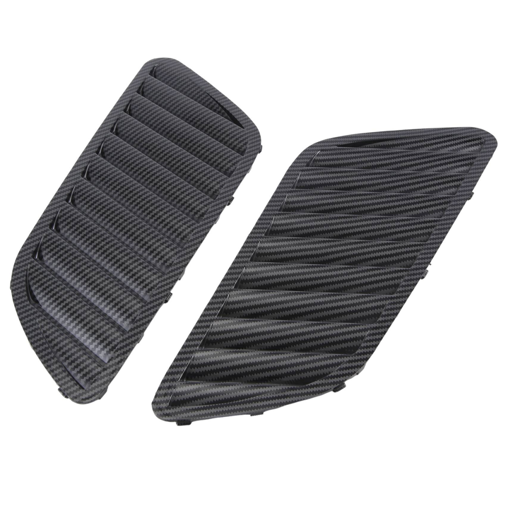 Car Front Grill Hood Cover, Carbon Fiber Bonnet Air Outlet Vent Cover Trim For E90 E91 E92 F30 E46 Dtm Style 4852257178775