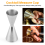 Από ανοξείδωτο ατσάλι Measure Cup Double Head Bar Party Wine Cocktail Shaker Jigger 45Ml 6