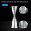 Από ανοξείδωτο ατσάλι Measure Cup Double Head Bar Party Wine Cocktail Shaker Jigger 45Ml 11