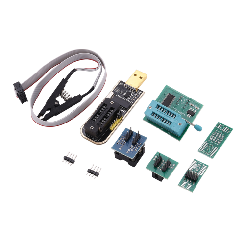 CH341A BIOS USB-programmeur SOP8 DIP8 1.8V conversiesocket 8-pins testclipset voor moederbord