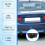 Bouton-poussoir de déverrouillage du coffre de voiture, 51247118158, pour modèles E82, E90, E91, E92, E93, E60, E84, E70, E71 7