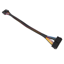 24 Pin to 14 ATX PSU Main Power Adapter Braided Sleeved Cable for PC and Servers 12-Inch(30cm)