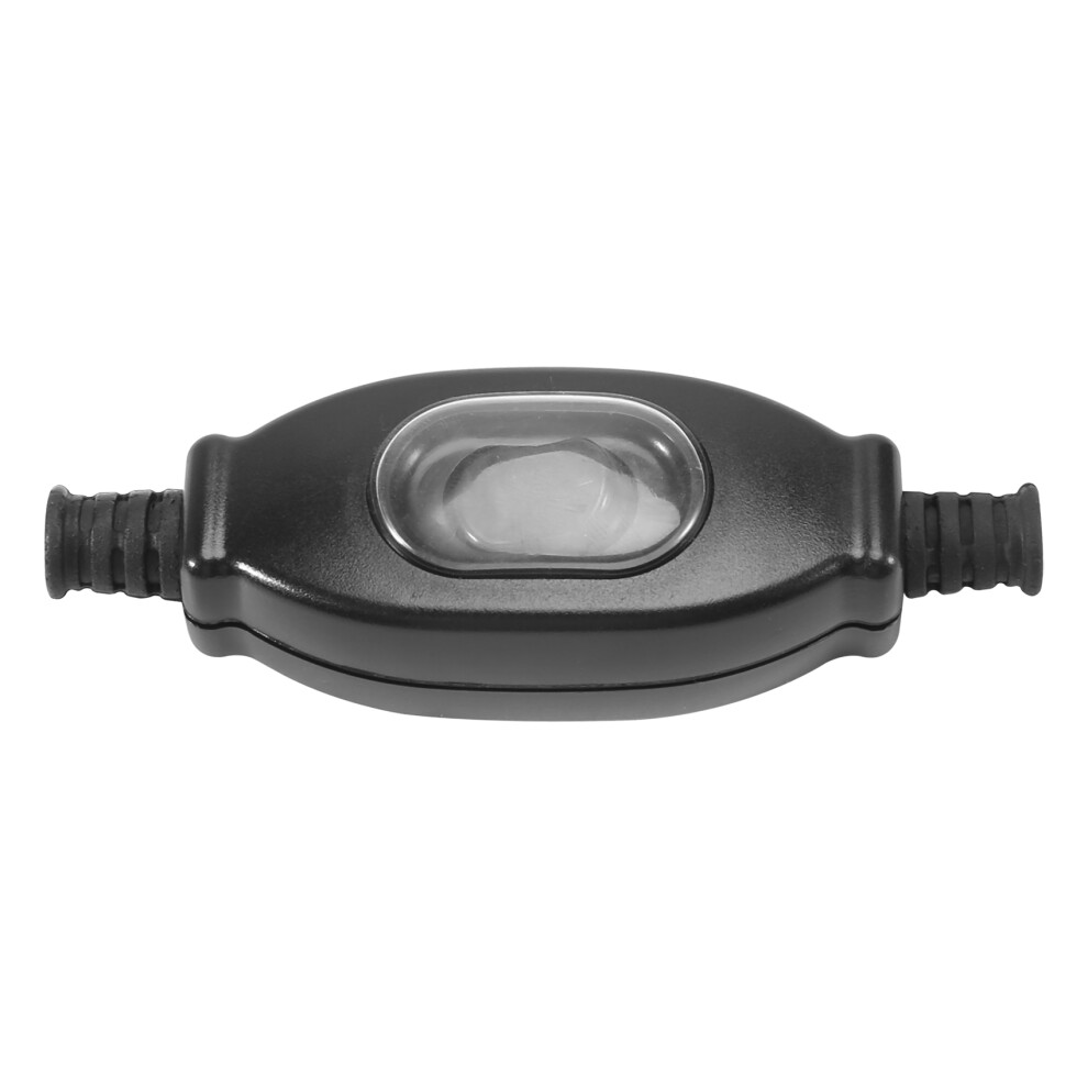 Cordon d'interrupteur en ligne étanche 3 A 250 V 8 mm IP65, fil rond, contact argenté, double coupe, anti-poussière