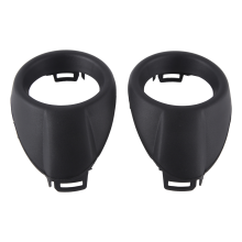 for Focus 3 III 2012-2014 Front Bumper Fog Light Cover Bezels Housing Trim-Black