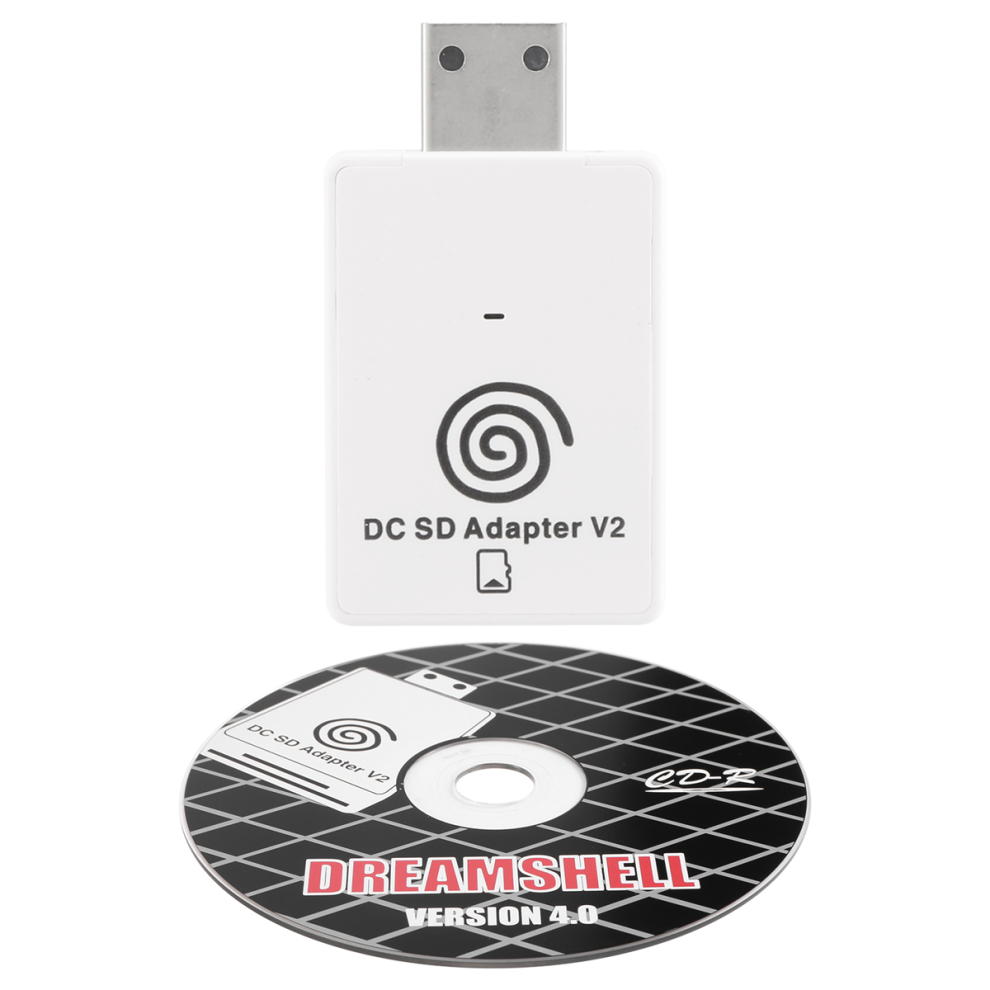 Dc Sd Tf Card Adapter Reader V2 Voor For Dreamcast En Cd Met Dreamshell Boot Loader 4852257186749