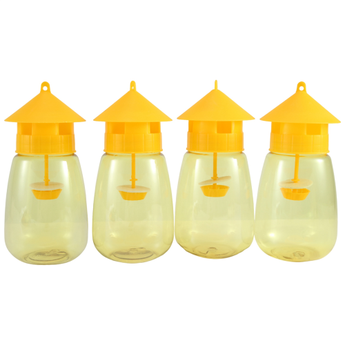 4 Pack Fly Reusable Traps, Fruit Traps Catcher Outdoor 2