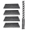 Aquarium Divider Tray Plastic Mesh Egg Box Light Diffuser, Fish Tank Filter Bottom 7
