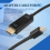 Câble Mini DisplayPort vers 4K DP 1,8 m pour Air/Pro, Pro/Dock, moniteur, projecteur 6