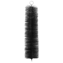 10 pcs PET+304 Stainless Core Filter Brushes for Aquarium & Pond Biochemical Filtration, 40x12cm, Black