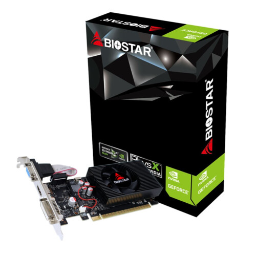 Carte Graphique - Biostar - GeForce GT 730 - 4 Go - PCI-E - Résolution 2560 x 1600