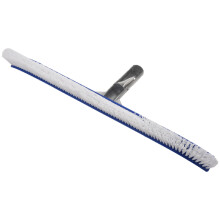 Cepillo para piscina, cepillo para paredes y azulejos de piscina, cepillo de repuesto para poste de limpieza de 18 pulgadas, azul