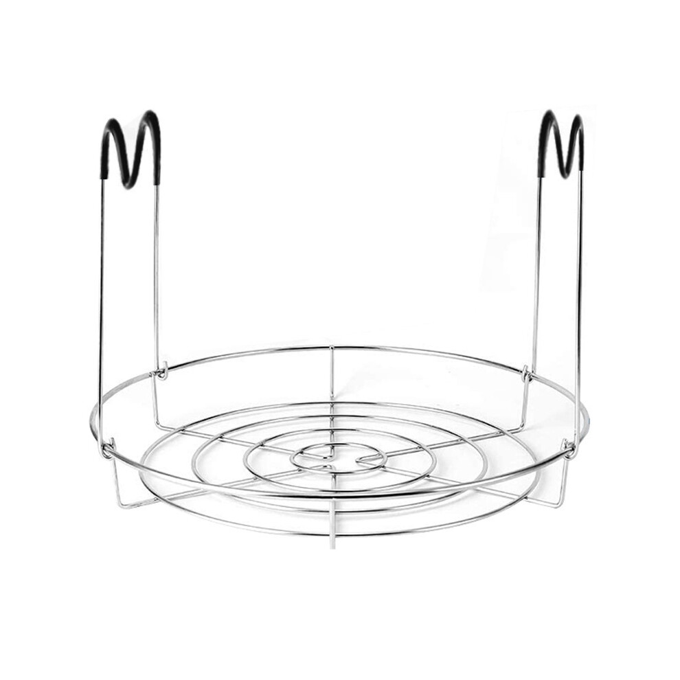 Torribaly Black/Silver Canning Rack,Canning Jar Rack,Steamer Rack For Water Bath Or Pressure Canning,Fit Kinds Of Jars-+