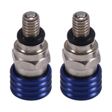 Motocross M5X0.8Cm haarukan ilmanpoistoventtiili YZ85 YZ125 YZ250 YZ450F 250RX Blue