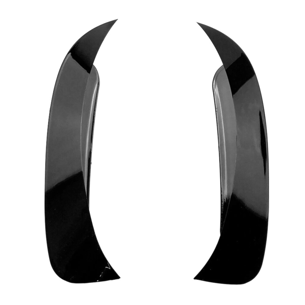 Pair Rear Bumper Vent Cover Flaps Splitter Trim Glossy For Gla 200 250 X156 Gla45 2013-2018 Black 4852257193310