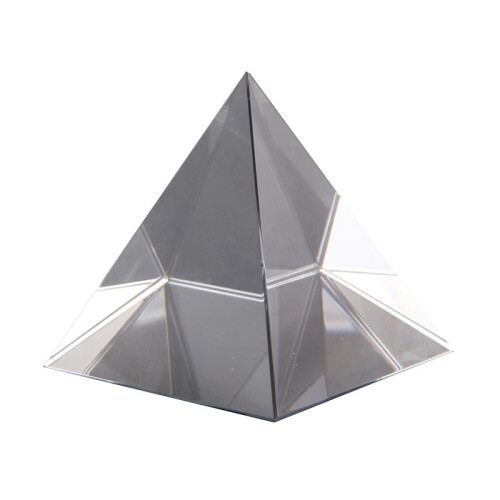 Prism Optical Glass Pyramid 40mm Υψηλό Ορθογώνιο Πολύεδρο Κατάλληλο για Διδακτικά Πειράματα 1