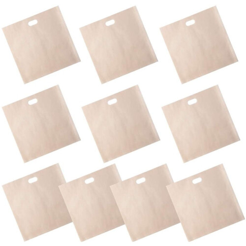 10 bolsas antiadherentes reutilizables para microondas y parrilla. 1