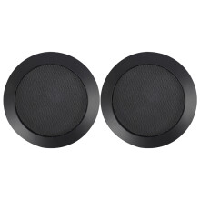 Ceiling Speaker Grille, 4-Inch Embedded Audio Grille(Black)