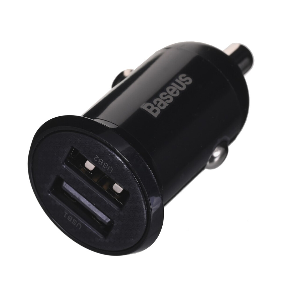 Baseus Schwarz Auto-Ladegerät Grain Pro, 24W, 2.4A, 2 X Usb-A, Ccallp-01 - Bild 8