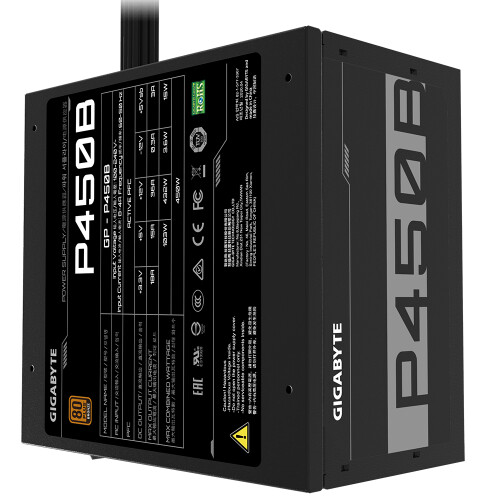 Gigabyte GigaByte GP-P450B 450 Watts 80Plus Bronze voeding 1