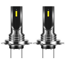 2 peças lâmpadas LED H7 para carro, luz branca 6000K 80W CSP Chip 6SMD para motocicleta, neblina 1860 16000LM, corrida