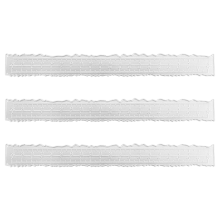 3 Pieces 8.4 Inches Metal Irregular Edges Ruler for Card Making Scrapbooking School