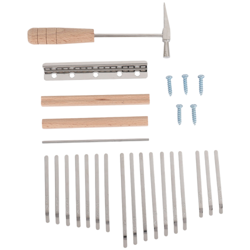 Ανταλλακτικά 17Keys Kalimba DIY Kit Thum Piano με Αξεσουάρ σφυρί συντονισμού πλήκτρων 2