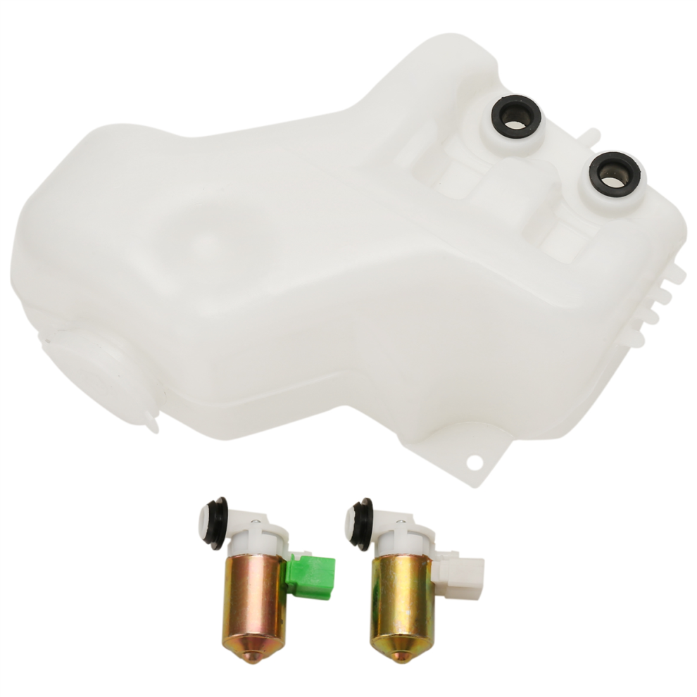 Windshield Wiper Washer Bottle 2 Hole Pump Tank Jar Kit For Patrol 1988-1997 4852257107287
