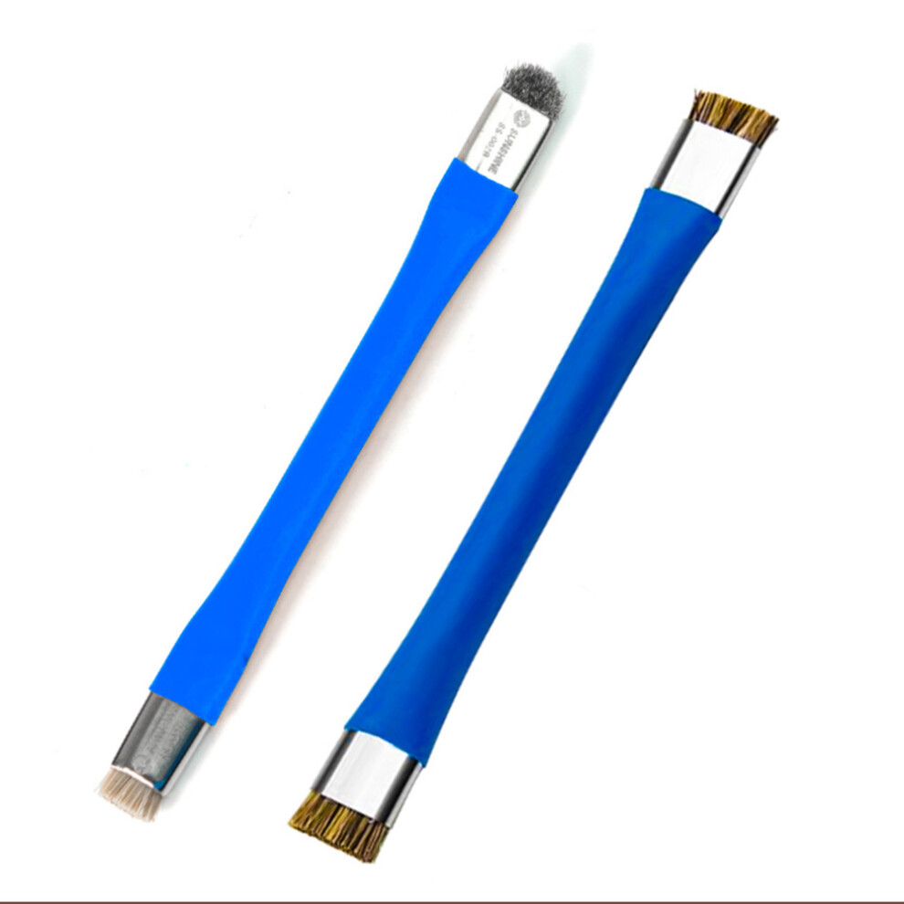 2 StüCk Doppelkopf-Antistatik-Esd-Sichere HartbüRste FüR Telefon-Motherboard-Leiterplattenreiniger Computertastaturreinigung-image