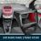 Kit de acabamento para instalação de painel de rádio automotivo 2 Din de 10,1 polegadas para 107 C1 2005-2014 5