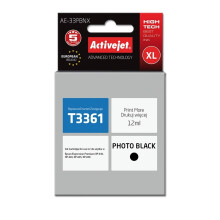 Activejet AE-33PBNX Ink (replacement for Epson 33XL T3361; Supreme; 12 ml; photo black)