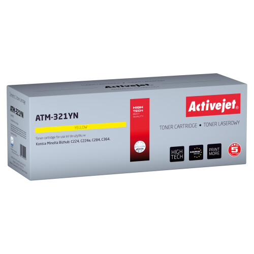 ActiveJet-toner til Minolta TN321Y ny ATM-321YN