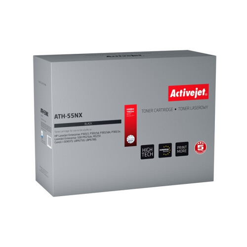 Compatible Tonercartridge ACTIVEJET ATH-55NX Zwart - 1 stuk