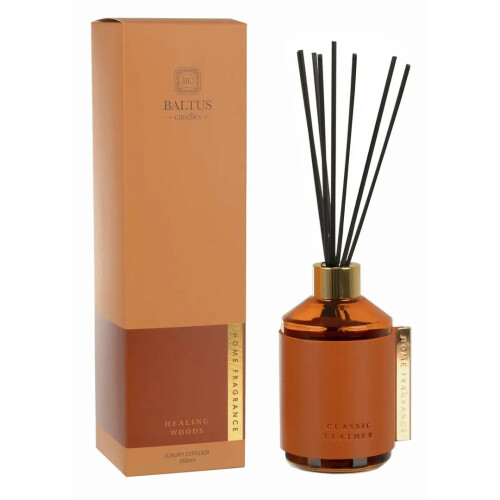Baltus Classic Leather Series Reed Diffuser - Healing Woods