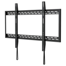 Steun Mural TV - Manhattan - Slim Fixe - 60-100 inch - 100 kg - Zwart Staal
