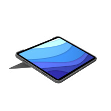 Näppäimistön kuori ja folio - LOGITECH - Combo Touch - QWERTZ - Taustavalaistu - Kosketuslevy - Oxford Harmaa