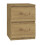 M2 Malwa bedside table 2 drawers Oak Artisan 1
